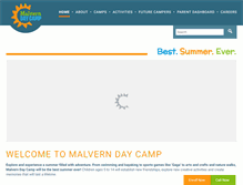 Tablet Screenshot of malverndaycamp.com